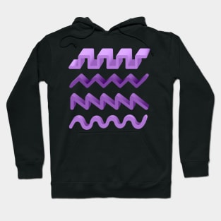 Synthesizer Waveforms for Electronic Musician Hoodie